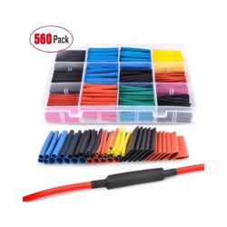 Kit Tubos Termo Retráctil Colores Mixtos 560 Piezas