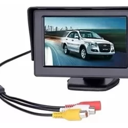 Pantalla 4.3 Monitor Ajustable Lcd Cámara Retroceso Auto 12v