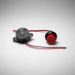 Kit De Seguridad 1 Buzzer + 1 Botón Pulsador
