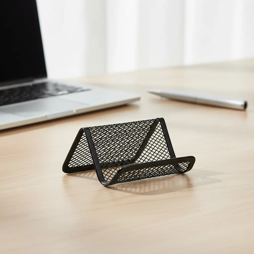 Soporte Para Tarjetas Metálico - Imagen 4