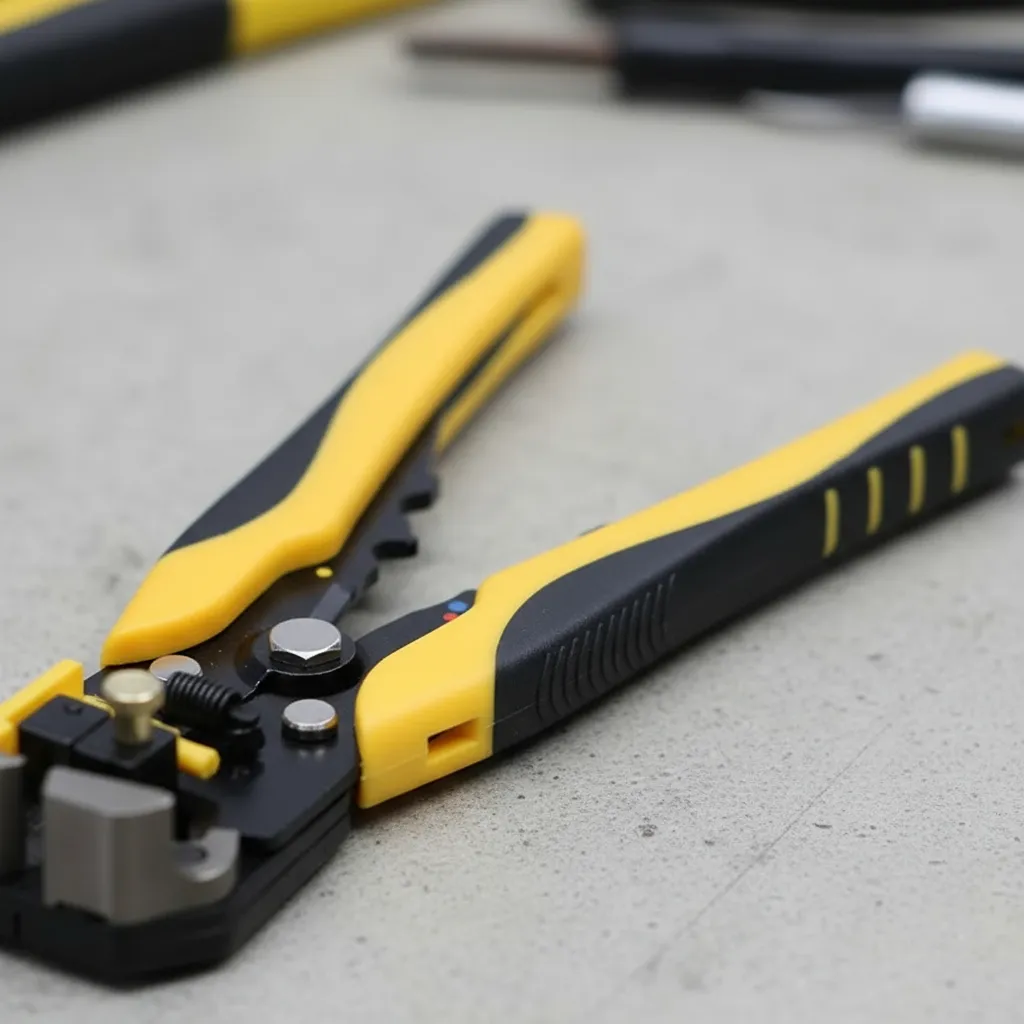 Crimpeadora Alicate Pelacables Pinza Pela Cable - Imagen 4